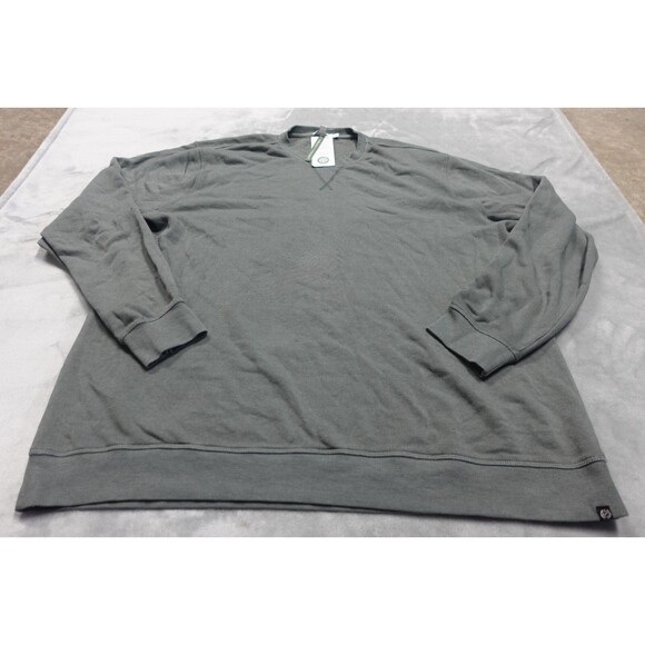 NWT Threads 4 Thought Men's XXL Sustainable Ethically Made Fleece Crew Sweater - Picture 2 of 6